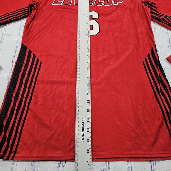 Under Armour WOMENS SIZE L Long Sleeve Volleyball Soccer Active Jersey Red - Picture 3 of 14